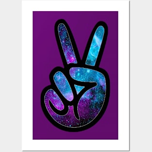 Galactic Peace Symbol Posters and Art